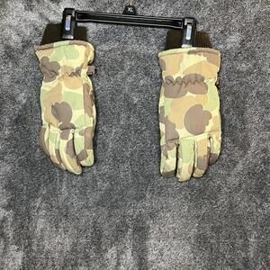 Vintage Cabela’s Duck Camo Insulated Gloves Trebark Gorpcore XL